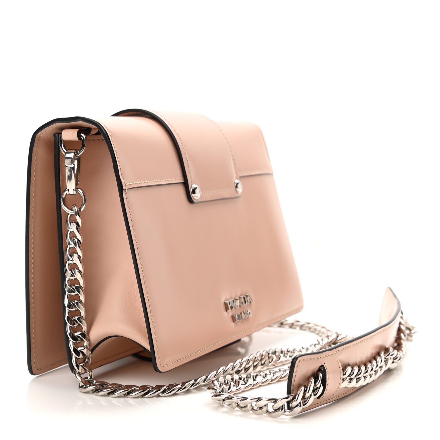 Spazzolato Soft Calfskin Plex Ribbon Bag Pesco