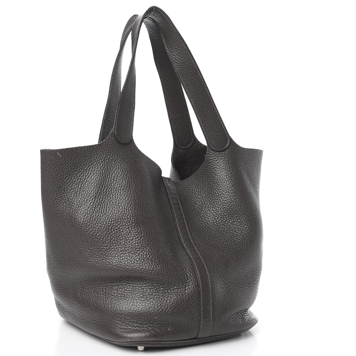 Hermes Taurillon Clemence Picotin Lock 26 GM Graphite 3 of 15