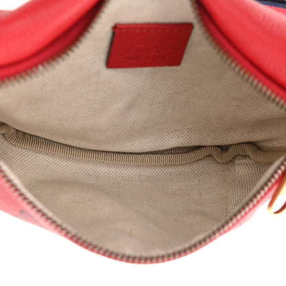 Gucci Grained Calfskin Small Logo Belt Bag Hibiscus Red 5 of 10