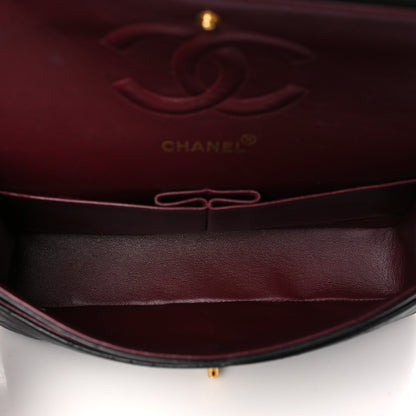 Chanel Lambskin Quilted Medium Double Flap Black 5 of 12