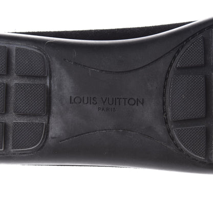 Louis Vuitton Suede Loafers 38.5 Black 6 of 10
