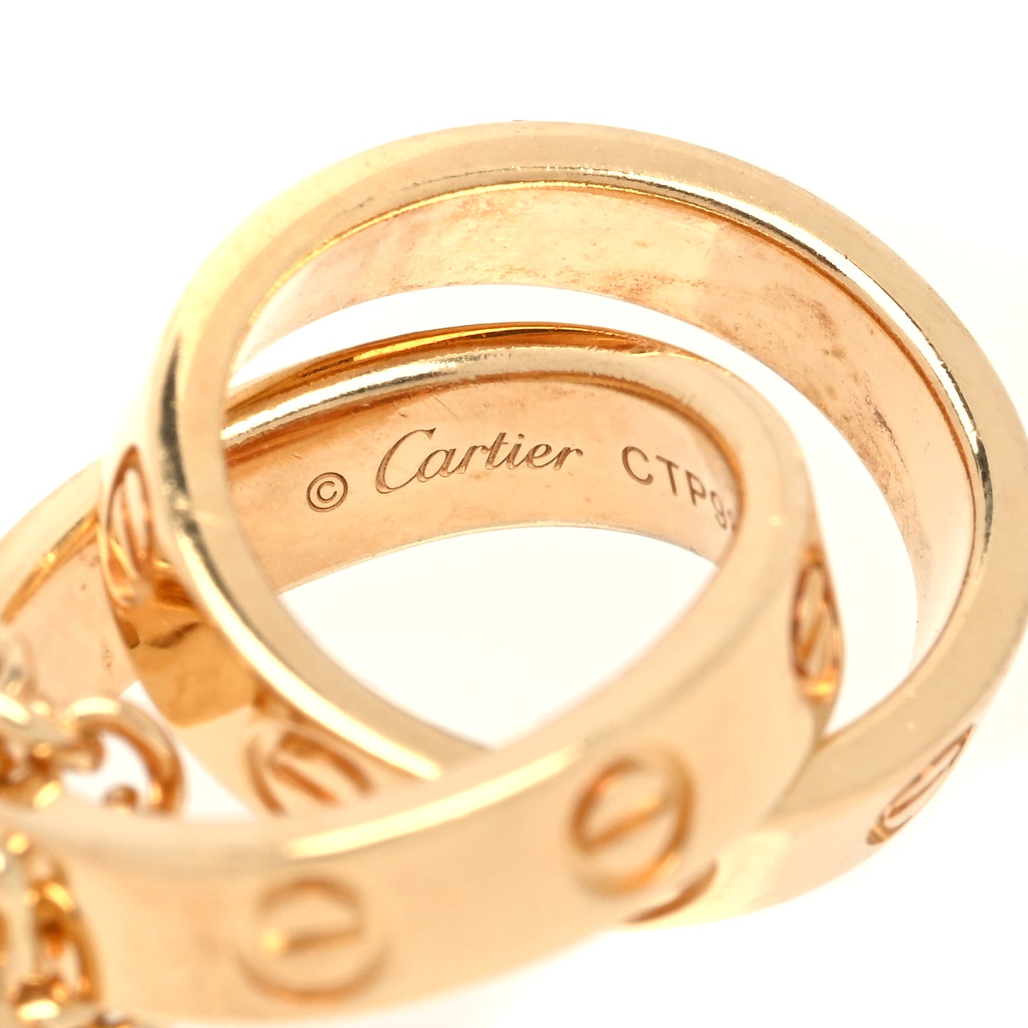 18K Yellow Gold Interlocking LOVE Bracelet