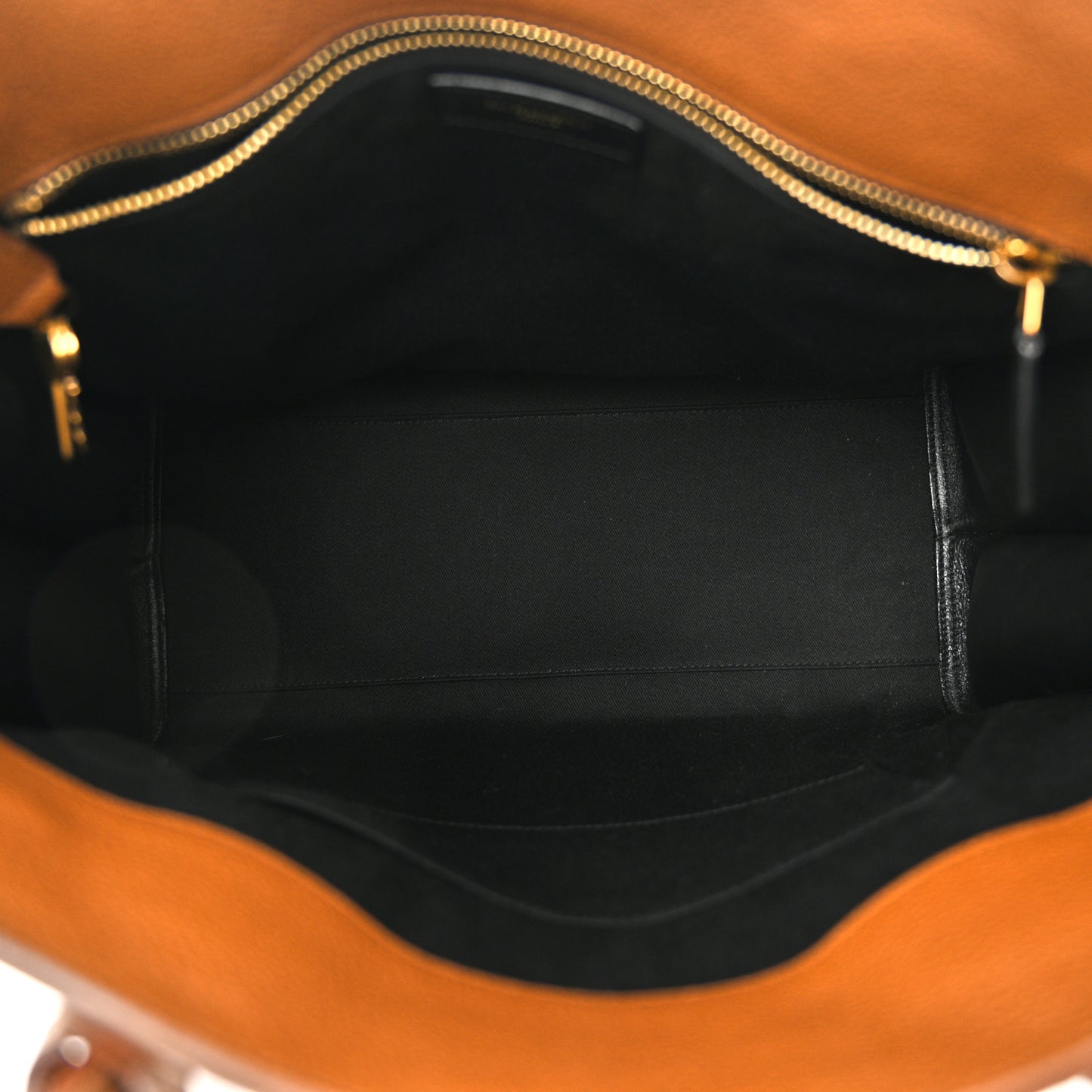 Grained Calfskin Sac De Jour Souple North South Tote Brown