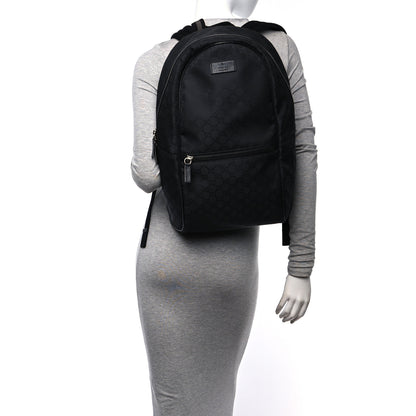Gucci Nylon Monogram Slim Backpack Black 2 of 11