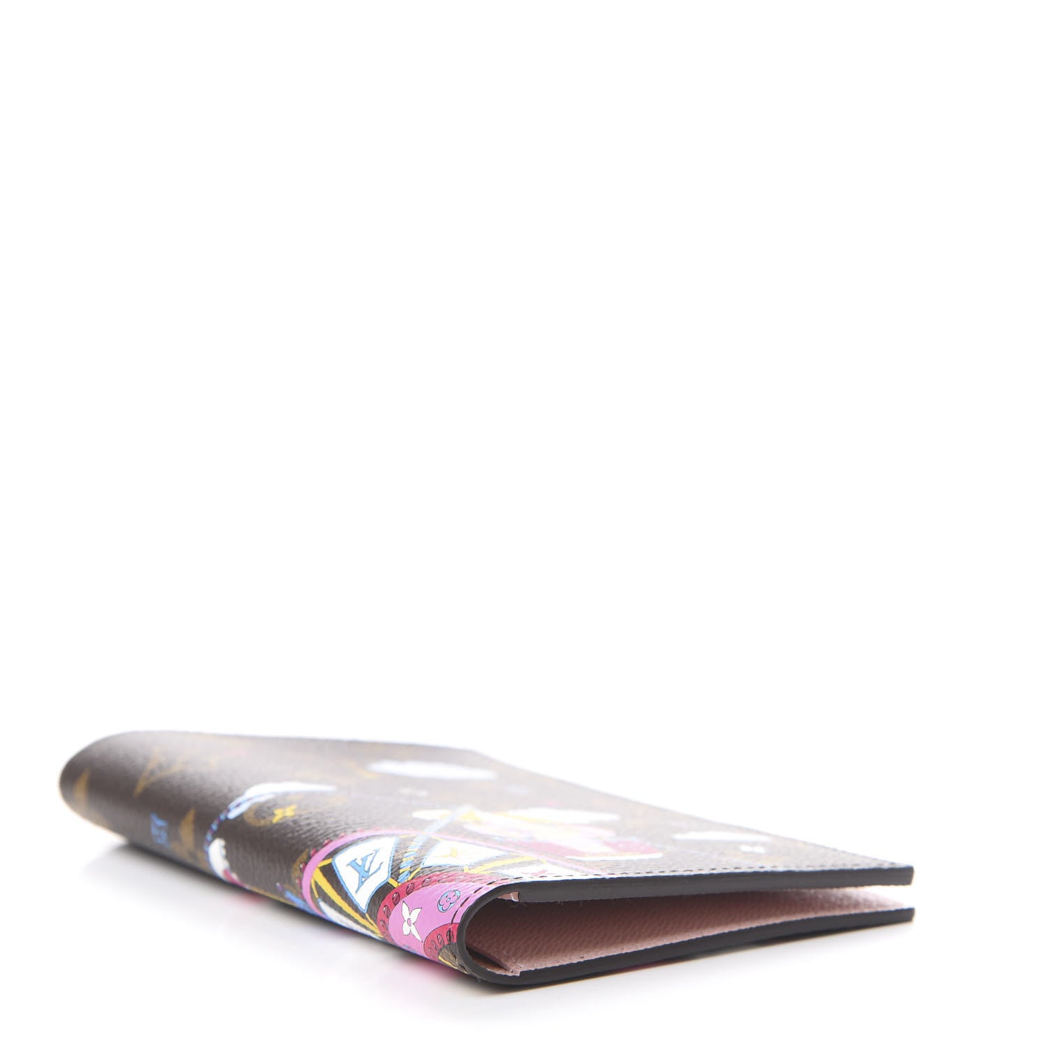 Louis Vuitton Monogram 2020 Christmas Animation Big Wheel Passport Cover Rose Ballerine 3 of 6