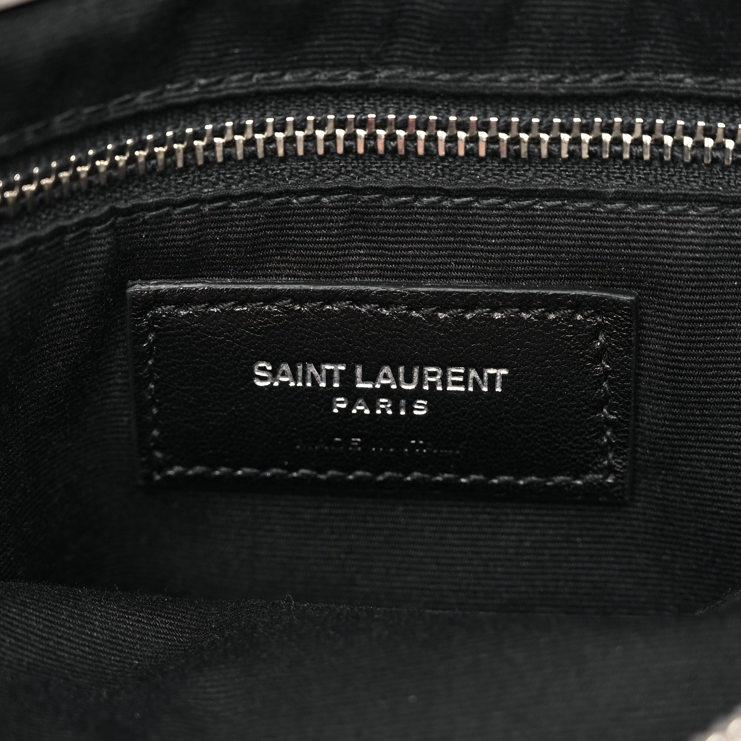 Saint Laurent Calfskin Y Quilted Monogram Medium Loulou Chain Satchel Light Grey 5 of 9