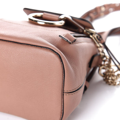 Chloe Suede Calfskin Mini Faye Backpack Nougat 10 of 12