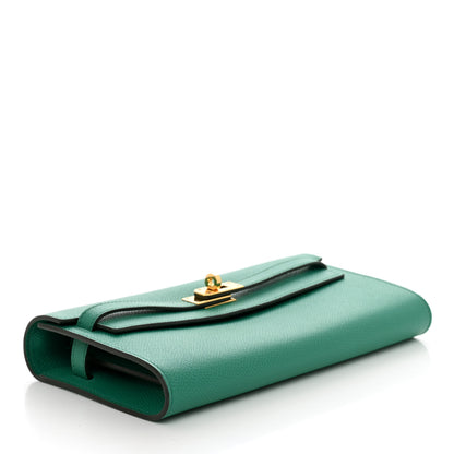 Hermes Epsom Kelly Wallet To Go Vert Jade 4 of 8
