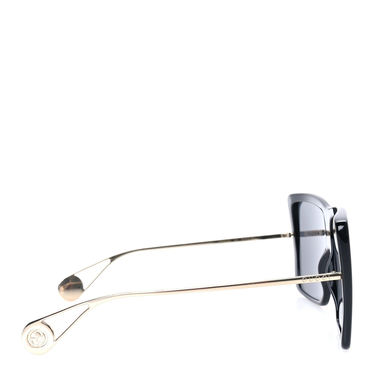 Acetate Oversize Square Frame GG0435SA Sunglasses  Black