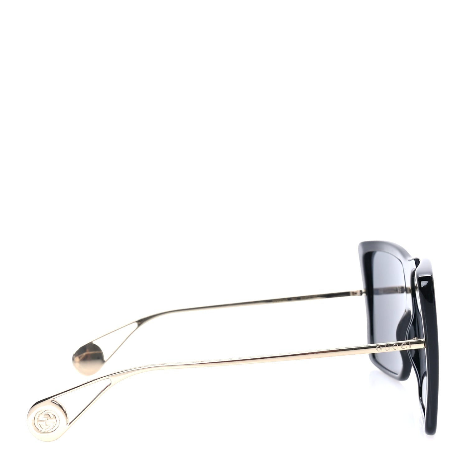 Gucci Acetate Oversize Square Frame GG0435SA Sunglasses  Black 4 of 7