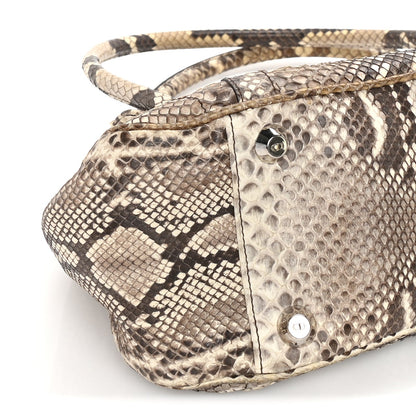 Christian Dior Snakeskin Saint Germain Bag Beige 7 of 8