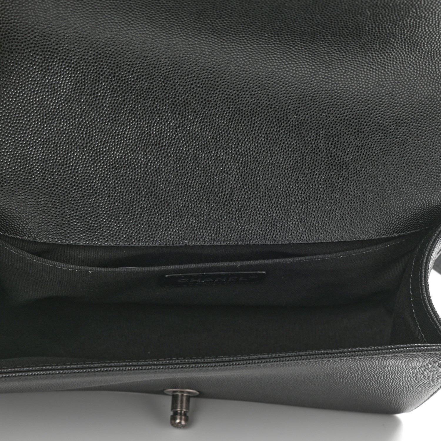 Chanel Caviar Quilted Medium Boy Flap Black 5 of 11