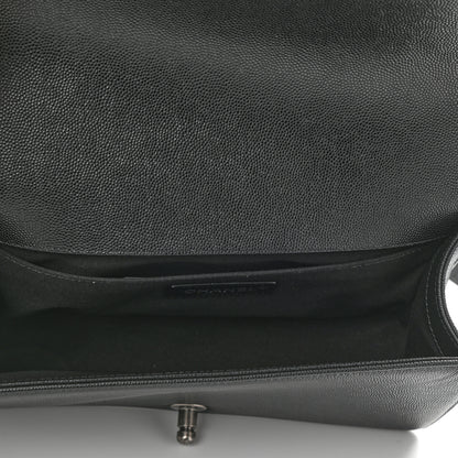 Chanel Caviar Quilted Medium Boy Flap Black 5 of 11