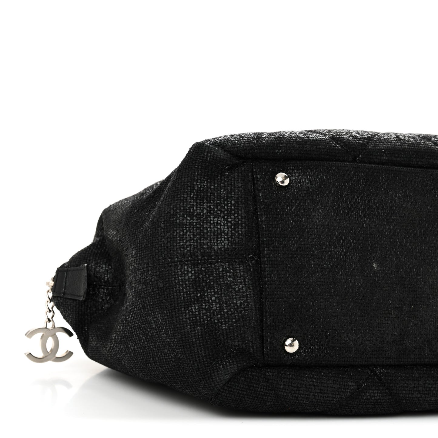 Coated Canvas Paris Biarritz Satchel Black