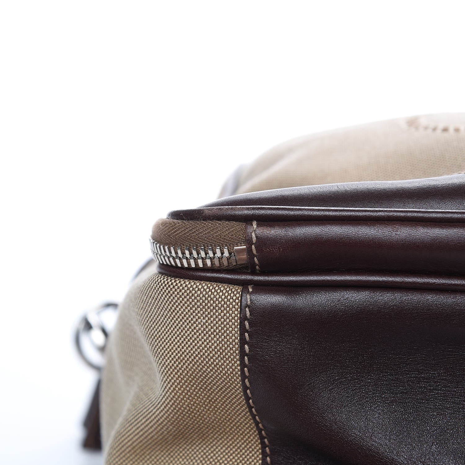 Prada Jacquard Logo Bauletto Corda Moro 13 of 18