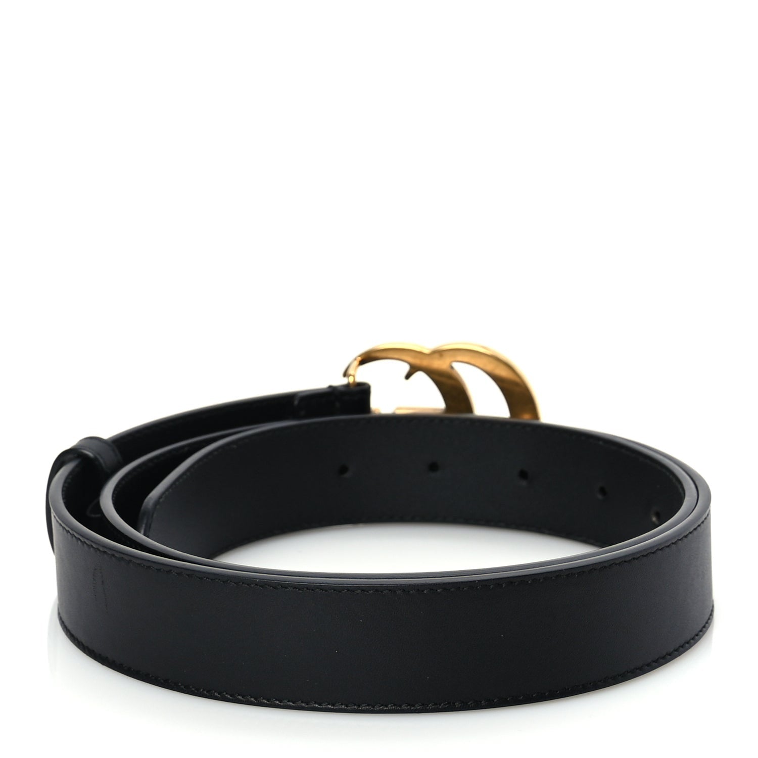 Gucci Calfskin Double G 30mm Belt 90 36 Black 2 of 5