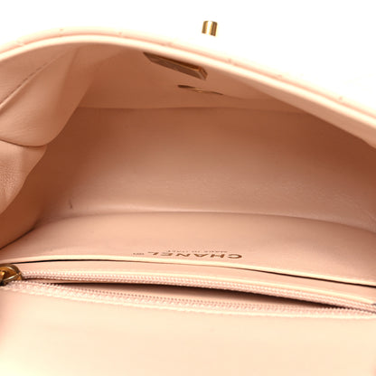 Chanel Lambskin Quilted Mini Pearl Crush Flap Light Beige 5 of 10