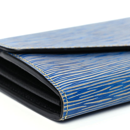 Louis Vuitton Epi Sarah Wallet NM Denim Light 9 of 10