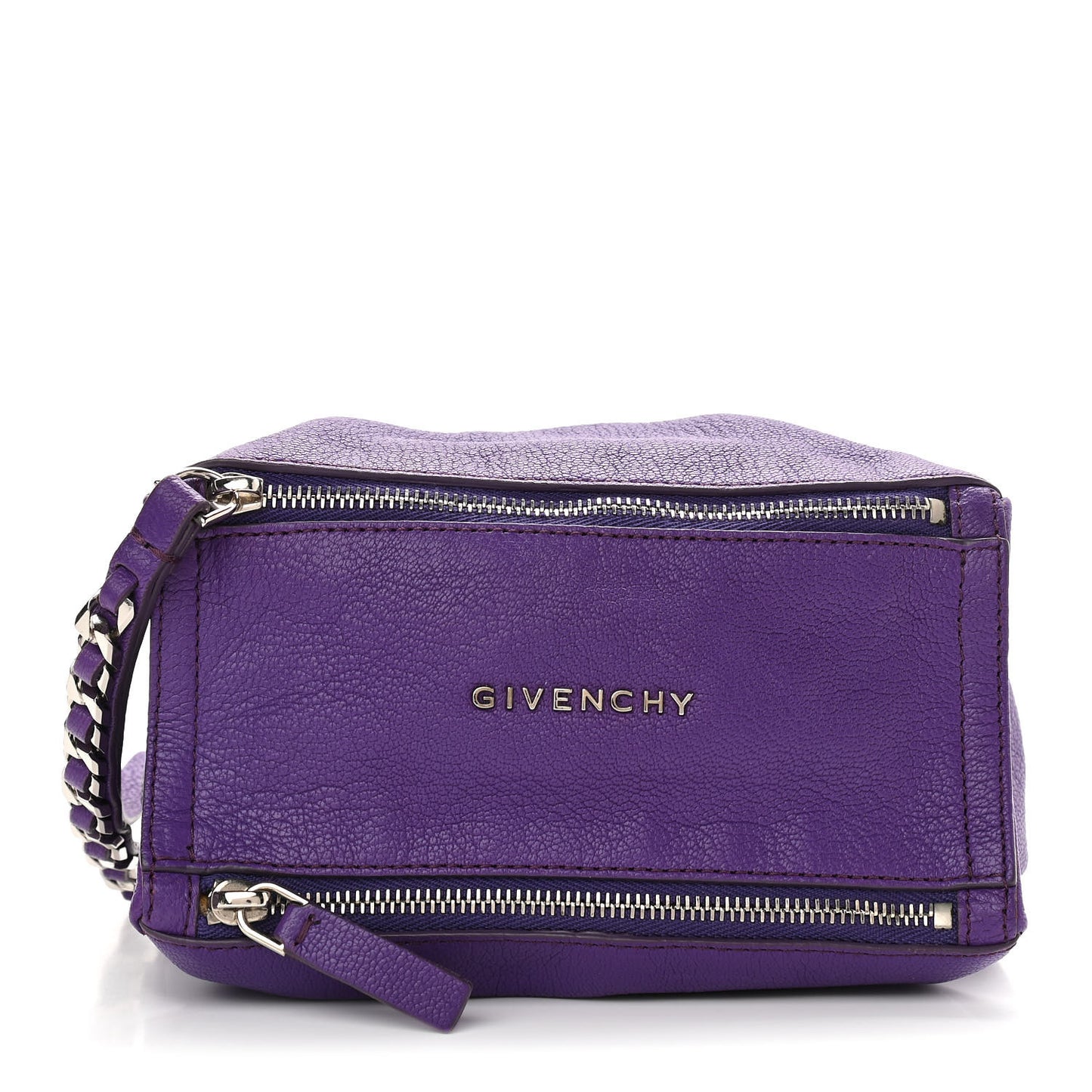 Sugar Goatskin Pandora Wristlet Purple