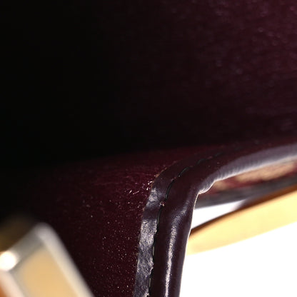Christian Dior Monogram Coin Purse  Burgundy 9 of 10