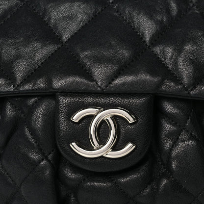Chanel Washed Lambskin Quilted Medium Chain Around Messenger Black 7 of 10