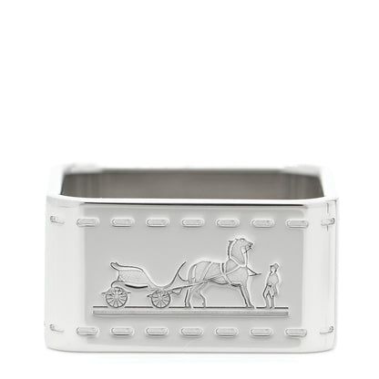 Hermes Palladium Bolduc Scarf Ring 2 of 10