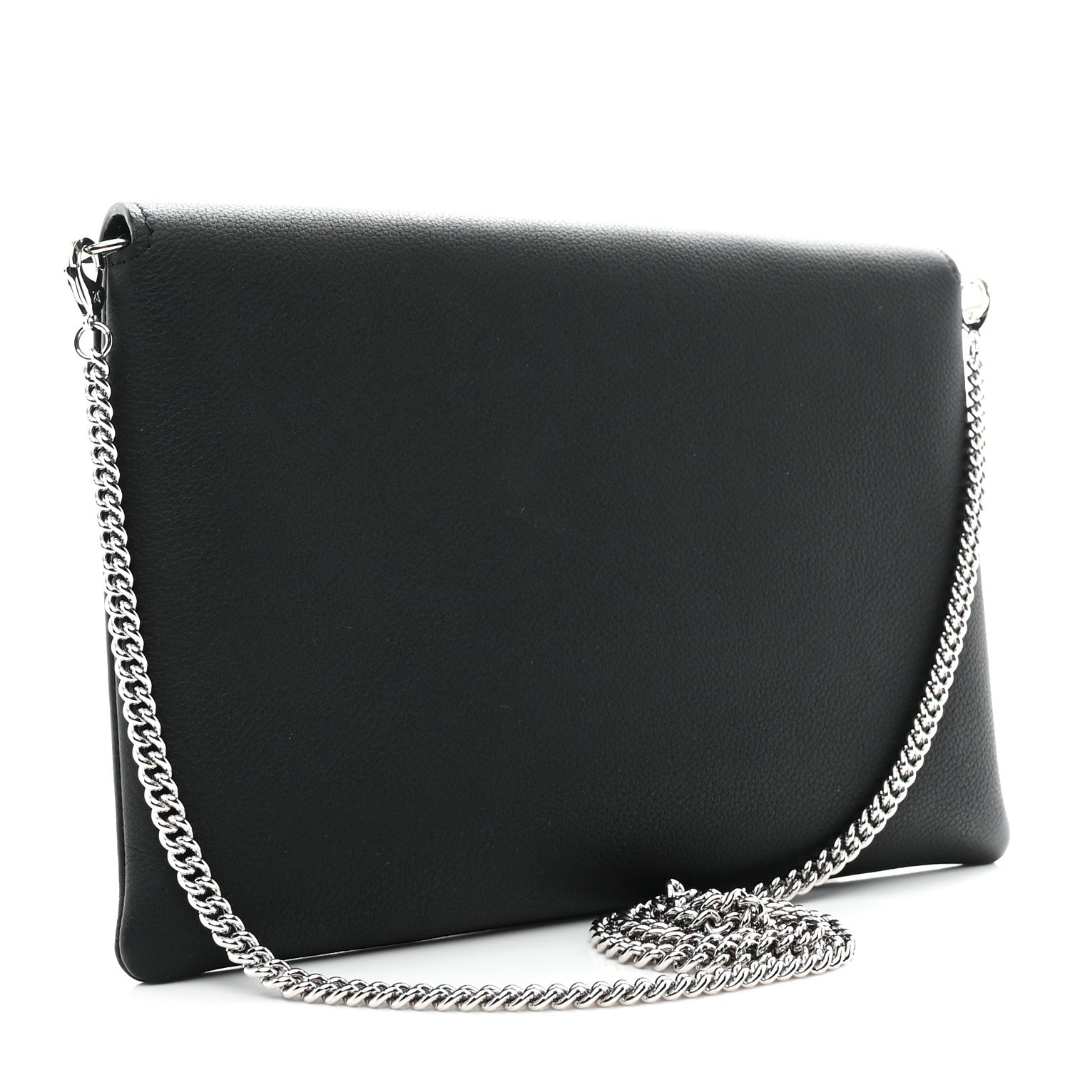 Louis Vuitton Soft Calfskin My Lockme Chain Pochette Black 5 of 17