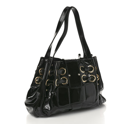 Jimmy Choo JIMMY CHOO Crushed Patent Ramona Black 2 of 9