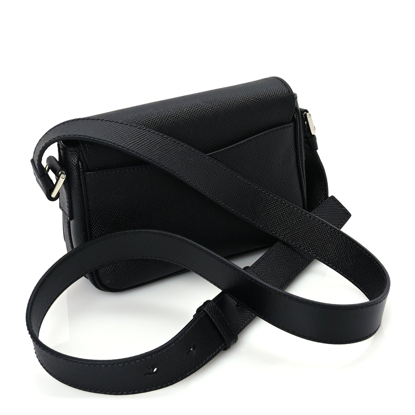 Saffiano Shoulder Bag Black