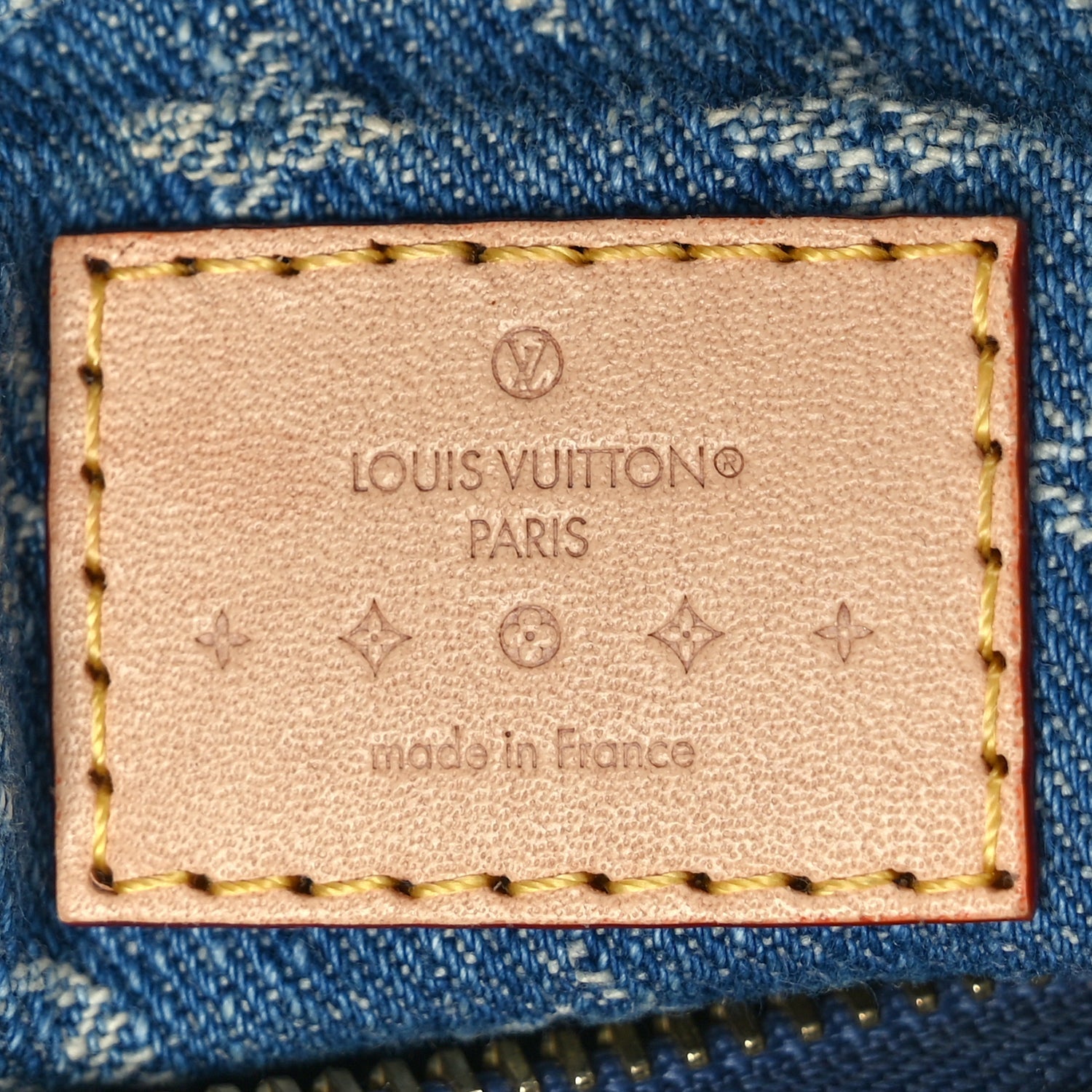 Louis Vuitton Monogram Denim Hills Pochette  Blue 5 of 9