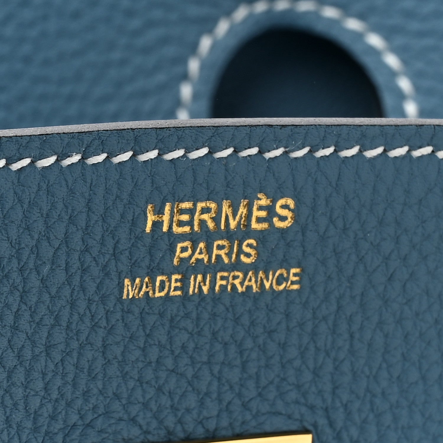 Hermes Togo Birkin 35 Blue Jean 6 of 15