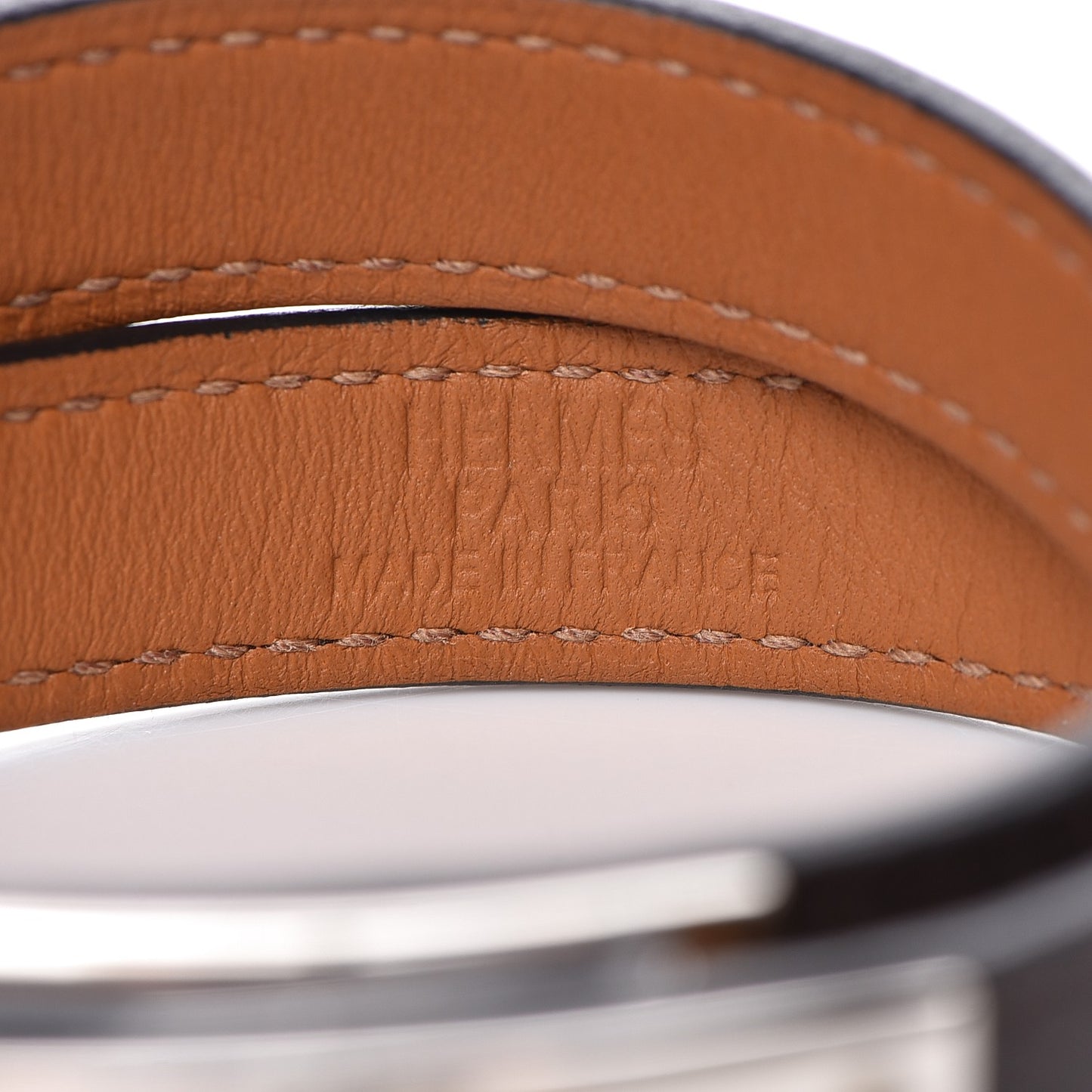 Swift Kelly Double Tour Bracelet M Chocolate