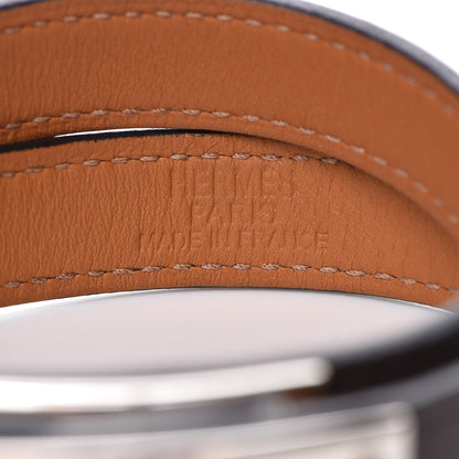 Hermes Swift Kelly Double Tour Bracelet M Chocolate 4 of 7