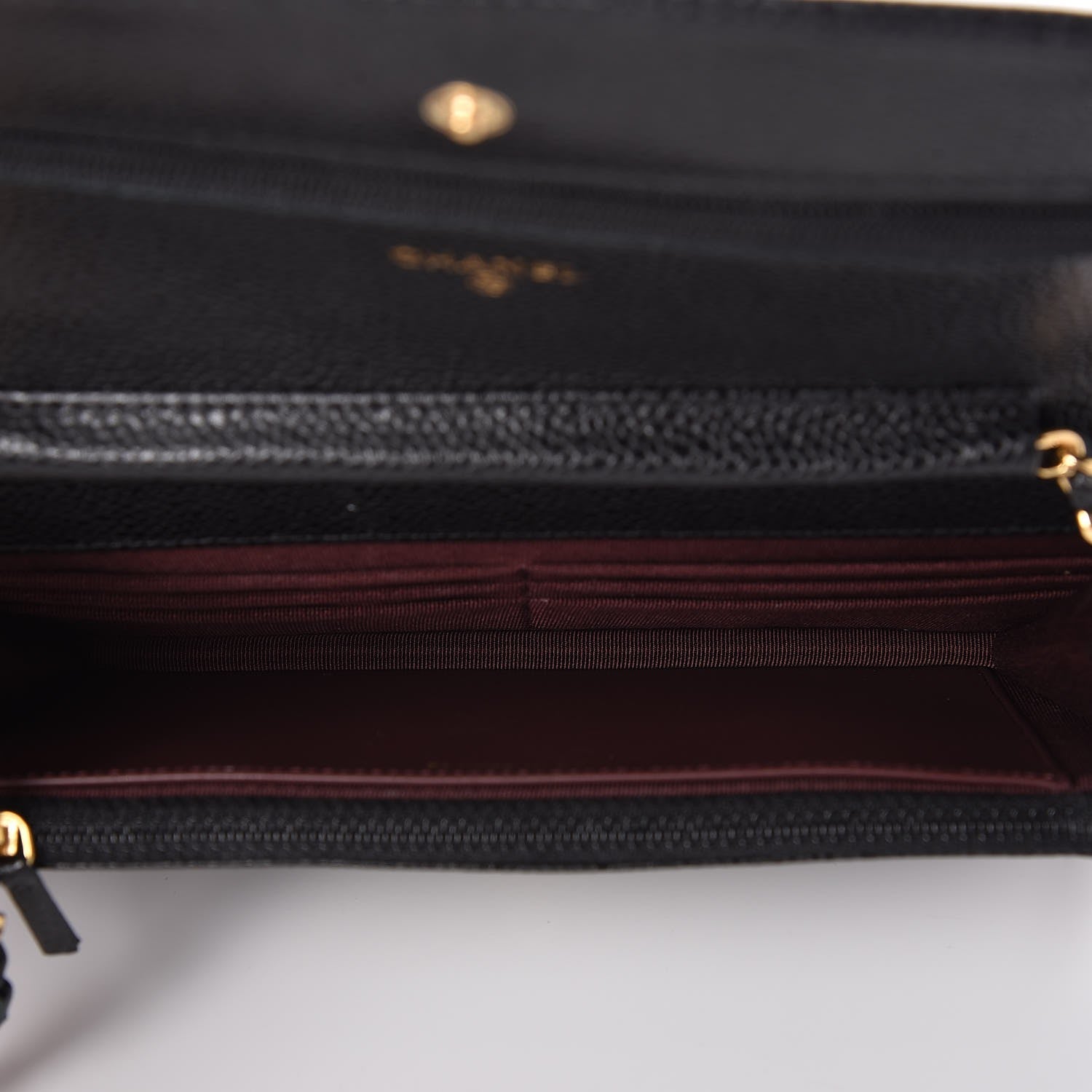 Chanel Caviar Quilted Wallet On Chain WOC Black 5 of 9