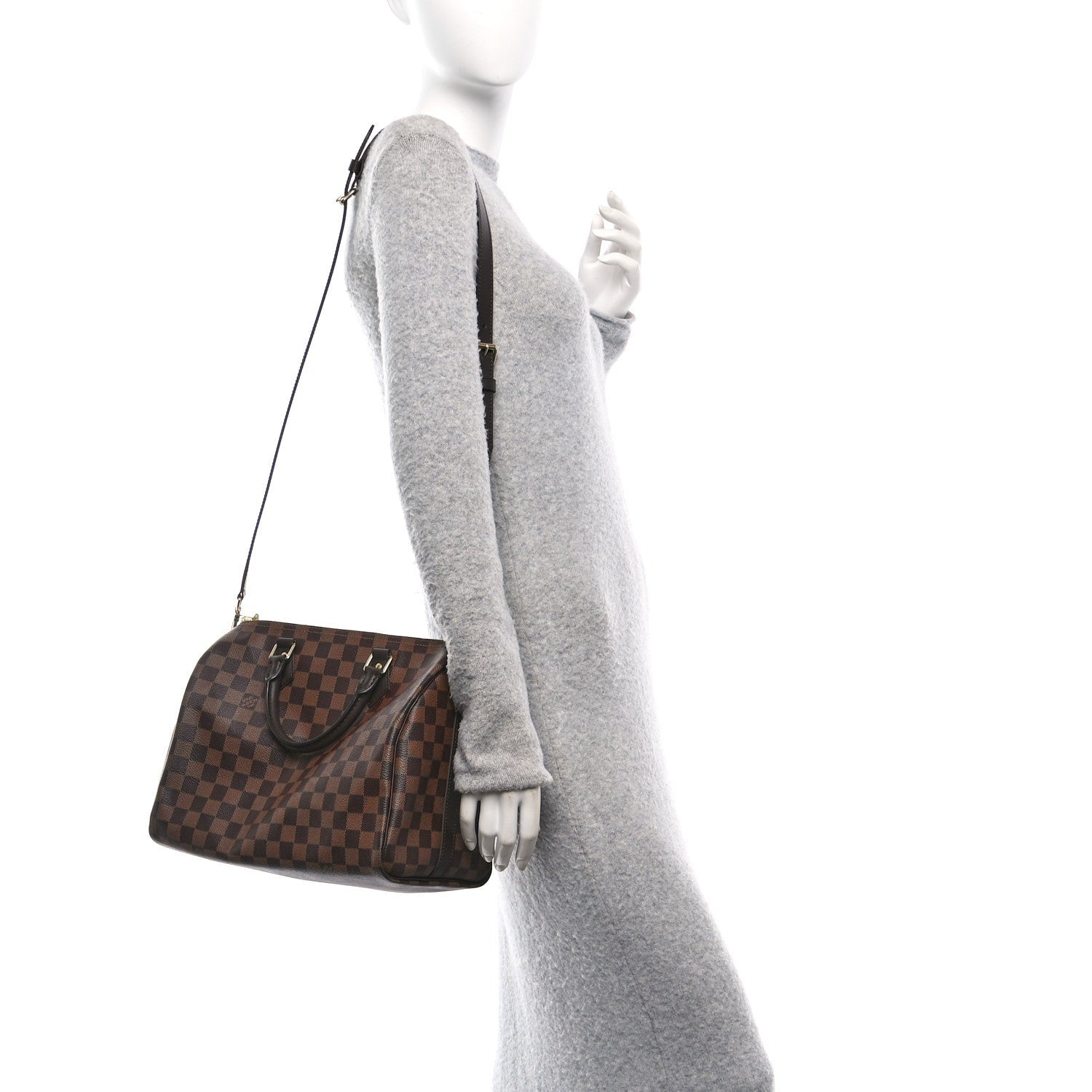Louis Vuitton Damier Ebene Speedy Bandouliere 30 2 of 7