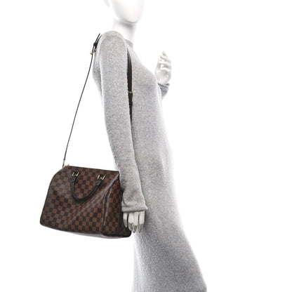 Louis Vuitton Damier Ebene Speedy Bandouliere 30 2 of 7