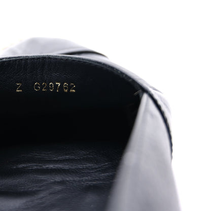 Chanel Laminated Goatskin CC Espadrilles 38  Black 9 of 10