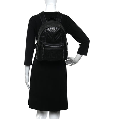 MCM Calfskin Small Bionic Backpack Black 2 of 10