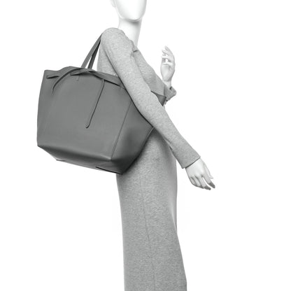 Celine Soft Grained Calfskin Medium Belt Cabas Phantom Grey 2 of 10