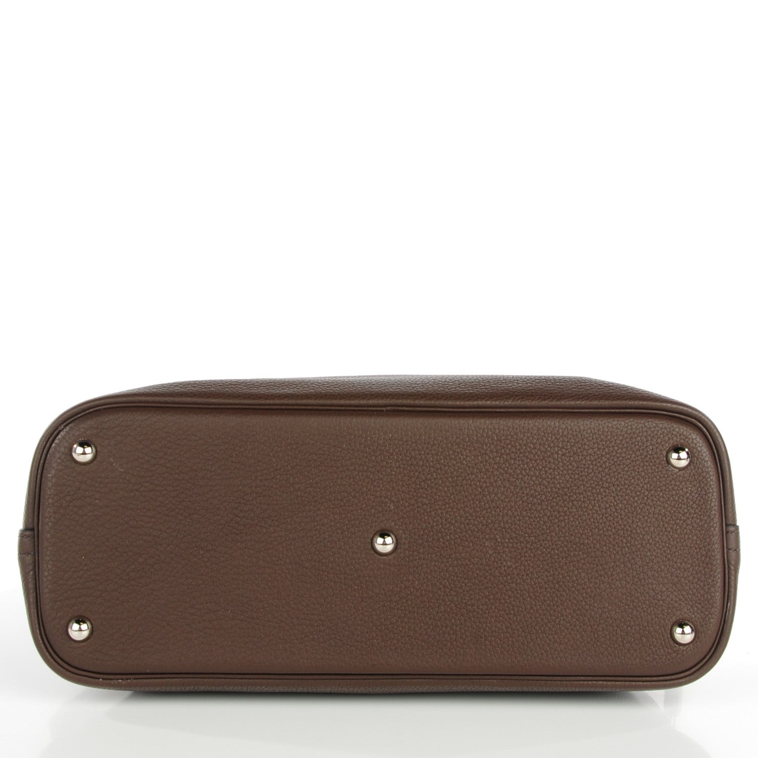 Hermes Taurillon Clemence Bolide 35 Chocolate 11 of 15