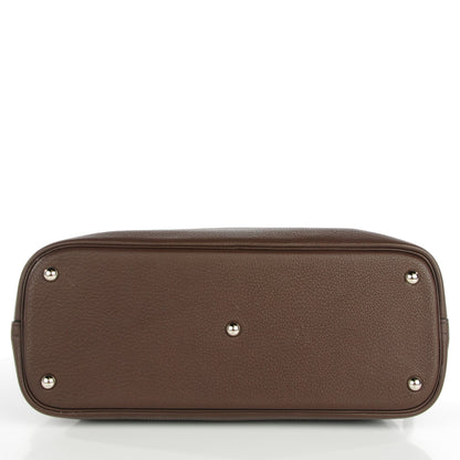 Hermes Taurillon Clemence Bolide 35 Chocolate 11 of 15