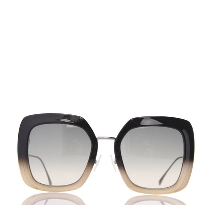 Fendi Square Sunglasses FF 0317/S Black Grey 2 of 8