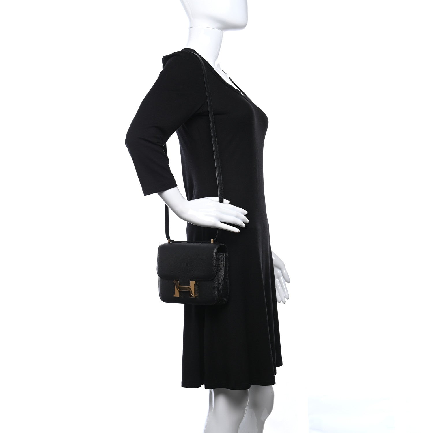 Hermes Epsom Constance 18 Black 2 of 10