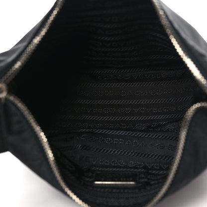 Prada Tessuto Nylon Vitello Hobo Black 5 of 9