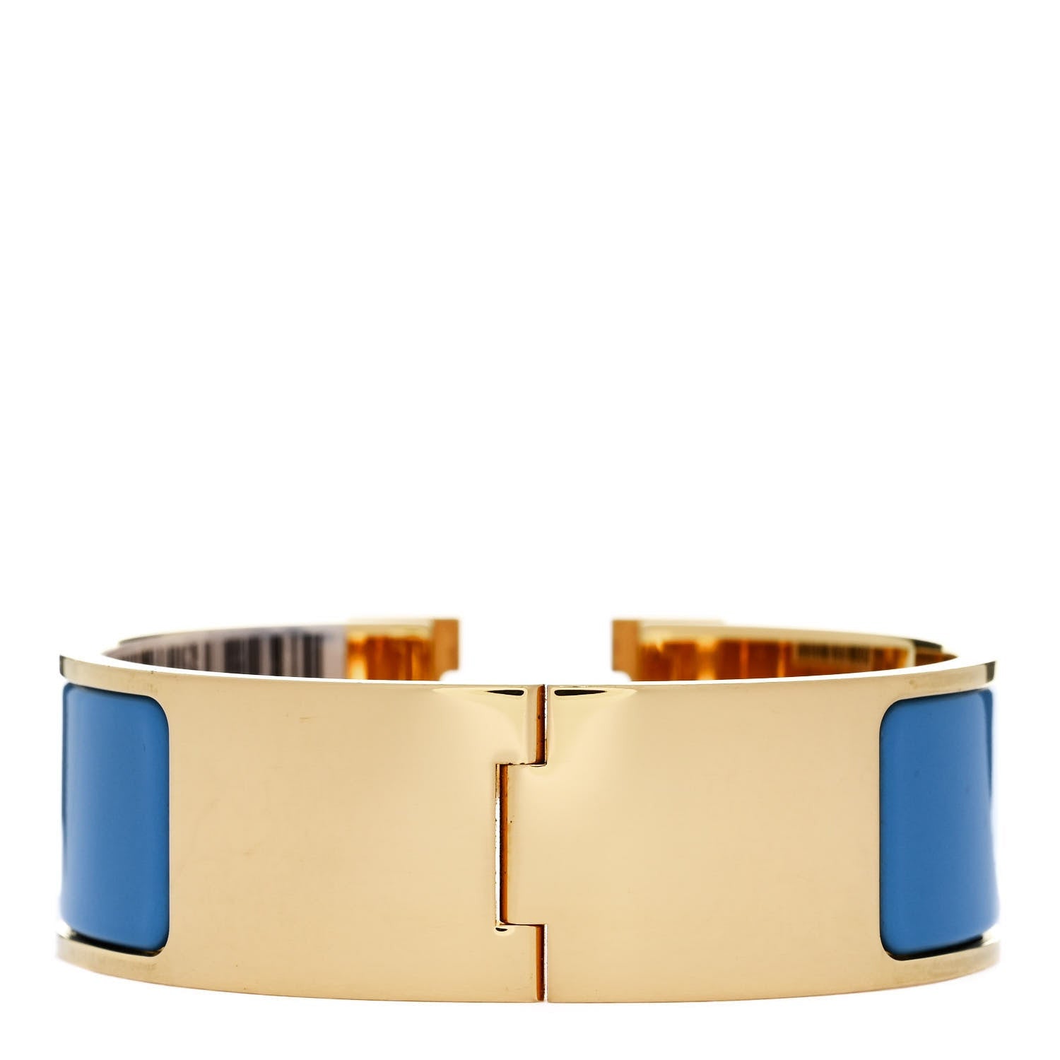 Hermes Enamel Wide Clic Clac H Bracelet PM Bleu Cielo 3 of 4