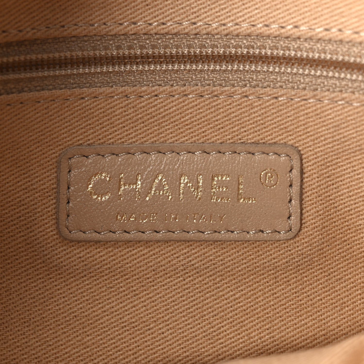 Chanel Perforated Calfskin Large Up In The Air Flap Light Gold 5 of 9