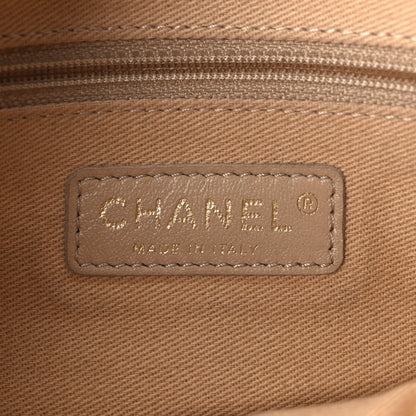 Chanel Perforated Calfskin Large Up In The Air Flap Light Gold 5 of 9
