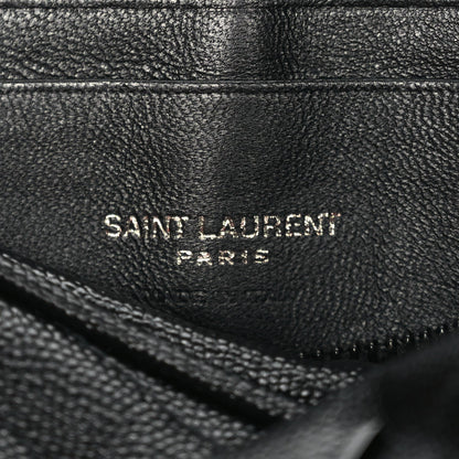Saint Laurent Grain De Poudre Matelasse Monochrome Monogram Mini Lou Camera Bag Black 5 of 8
