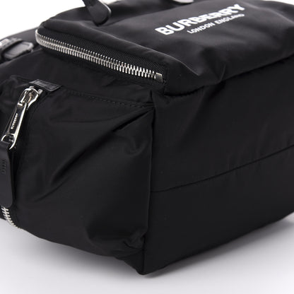 Burberry Nylon Logo Print Medium Rucksack Backpack Black 8 of 8