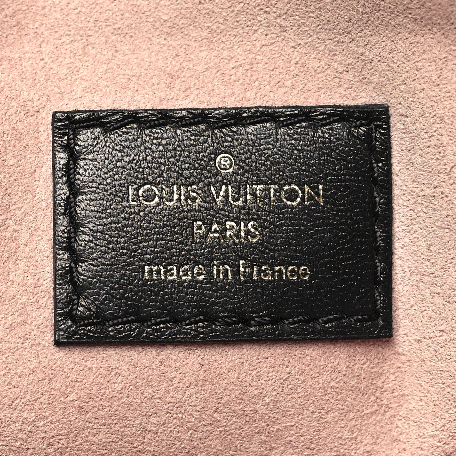 Louis Vuitton Lambskin Embossed Monogram Coussin PM Black 8 of 12